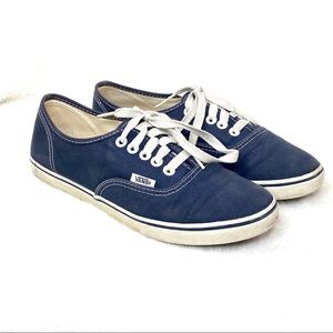 Vans Navy Blue Lace-Up Tennis Shoes Size 7